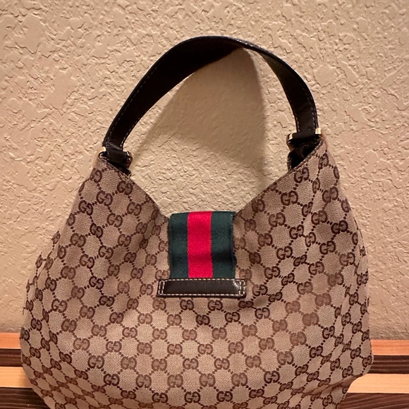 Gently used Signature Gucci Hobo handbag with checkbook wallet - Picture 7 of 8